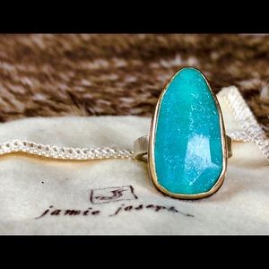 Jamie Joseph 14k/sterling silver amazonite ring